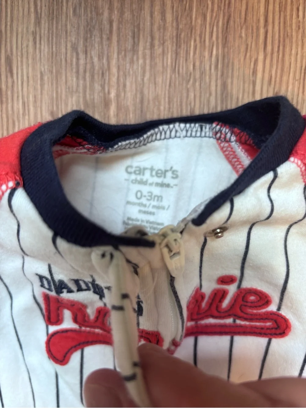 Set of 4 carters footie pajamas